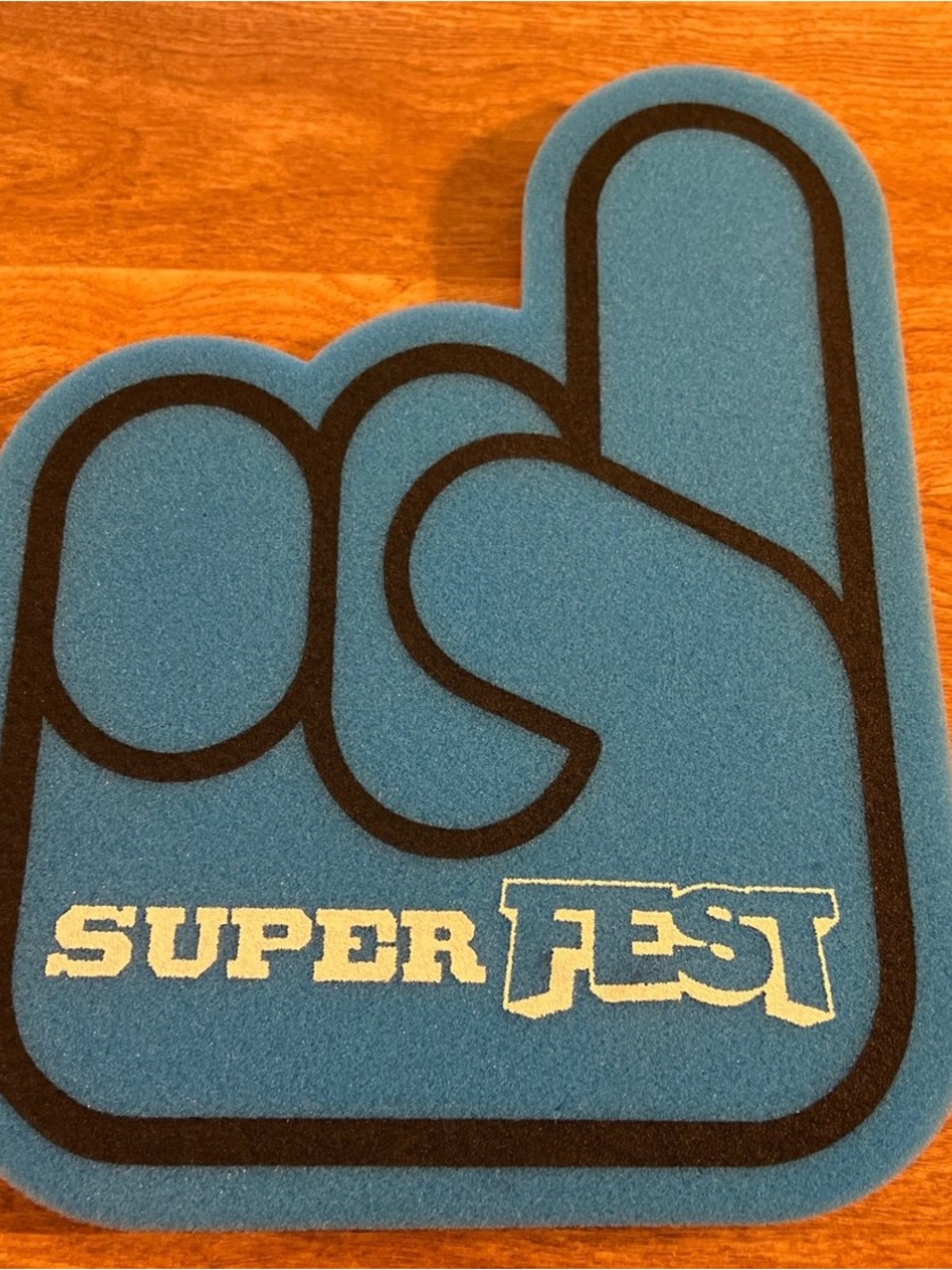 Blue Foam Fan Hand - Kids Other